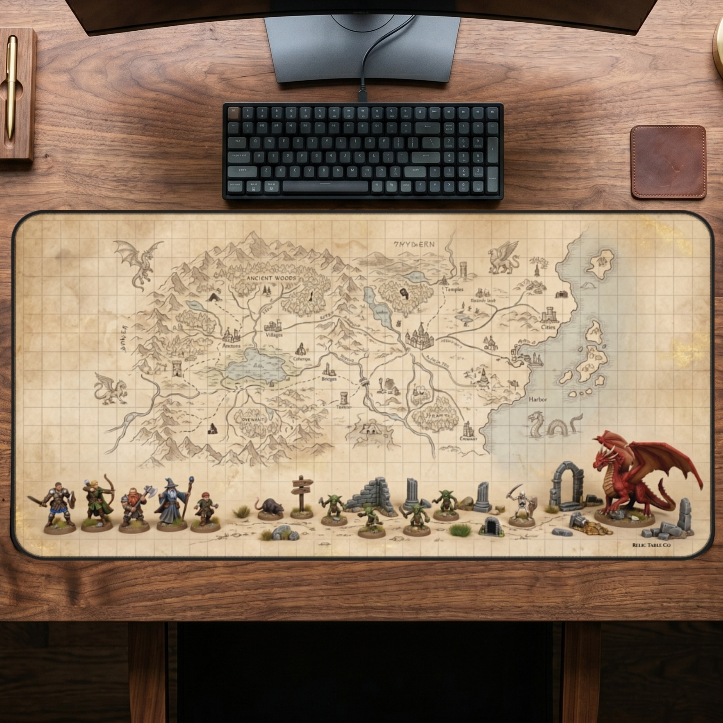 Fantasy Encounter Desk Mat